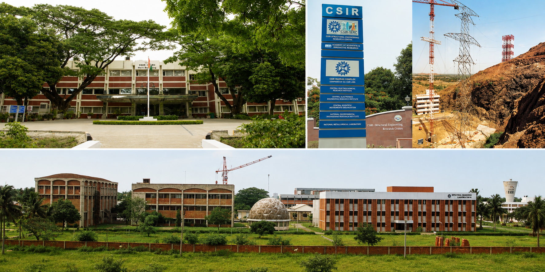CSIR-SERC has expertise for the analysis, design & testing of structures and structural components including special structures