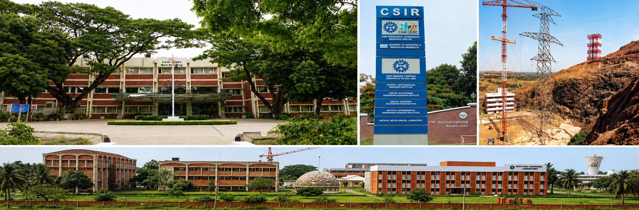 CSIR-SERC has expertise for the analysis, design & testing of structures and structural components including special structures