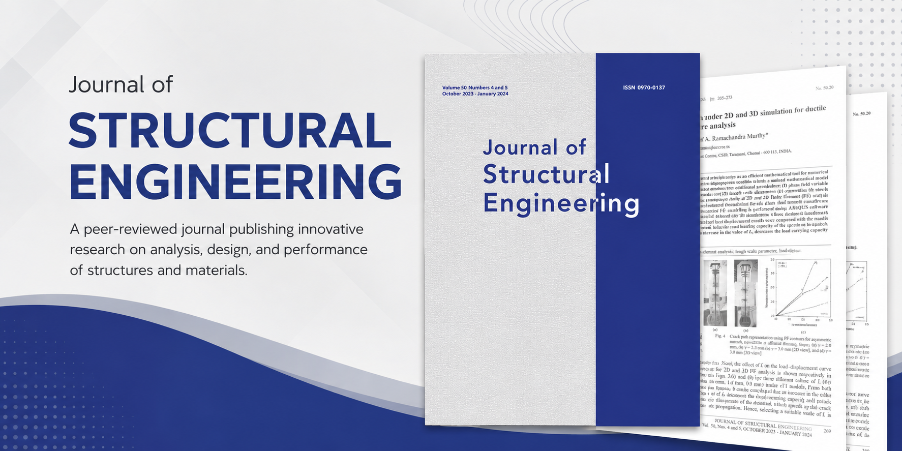 A journal from CSIR-SERC since 1973 dedicated to structural engineering
