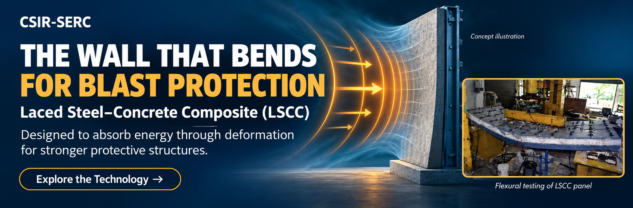 Laced Steel-Concrete Composite Panels