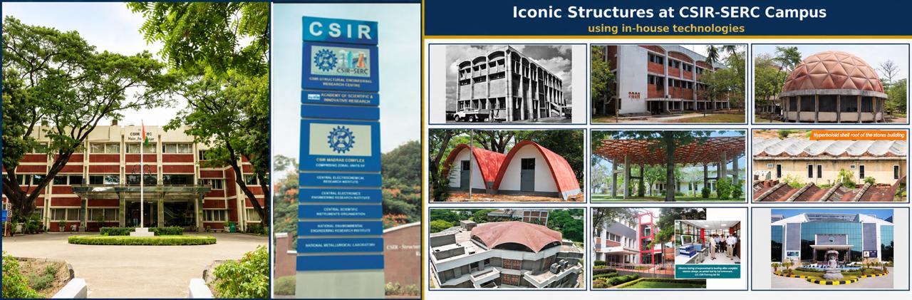 CSIR-SERC has expertise for the analysis, design & testing of structures and structural components including special structures