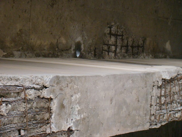 View of the Corrosion affected girders