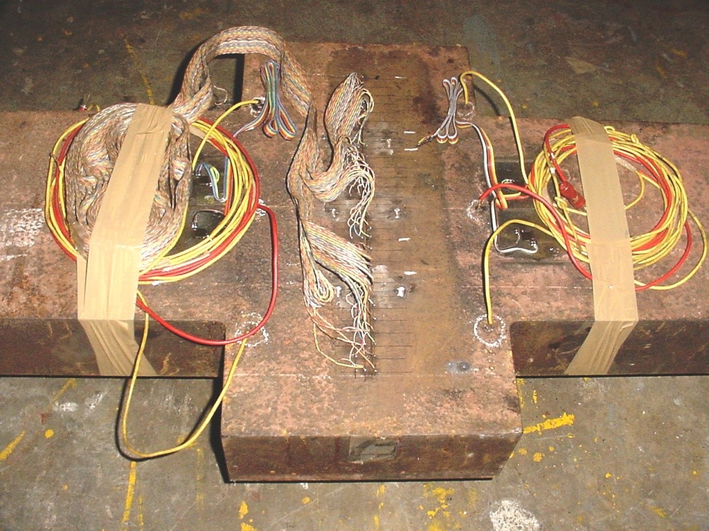 Close-up views of instrumentation details