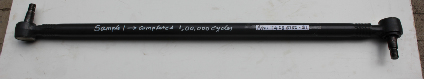 A view of samples after fatigue tests