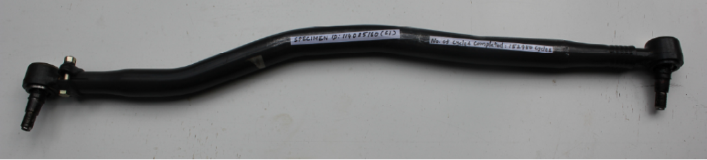 A view of samples after fatigue tests