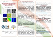 Online Advanced Course on Microstructural Characterization Techniques and Mix Design of Special Concretes - 15 to 17 September 2021 