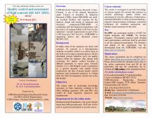 online advanced course on "Quality control and assessment of field concrete (QCAFC-2021)" 18 to 19  March 2021