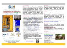 Online Advanced Course on "Fatigue and Fracture Behaviour of Metallic Components (FFBMC ’23)"- 08 to 10 February 2023