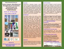Online Advanced Course on "Failure Analysis, Retrofitting and Strengthening of Transmission, Communication and  Broadcasting Towers (FARSTCB-2022)", 24 - 25 February 2022
