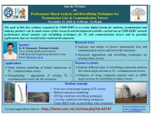 Webinar  on Performance Based Analysis and Retrofitting Techniques for Transmission Line & Communication Tower - 27 November 2020