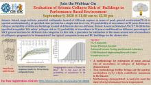 Webinar On  Evaluation of Seismic Collapse Risk of Buildings in  Performance Based Environment - September 9, 2020 @ 11.00 am to 12.30 pm