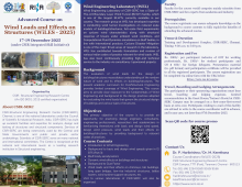 Advanced Course on "Wind Loads and Effects on Structures (WiLES - 2025)" - 17 to 19 December 2025