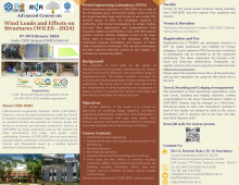 Advanced Course on "Wind Loads and Effects on Structures (WiLES - 2024)" - 07 to 09 February 2024